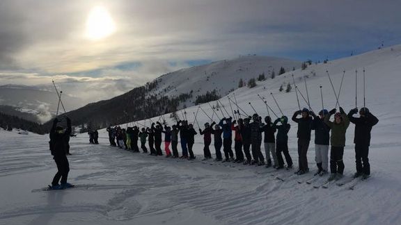 Skifahren in Vals