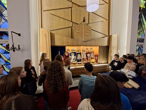 Ausflug der Religionskurse zur Synagoge Münster