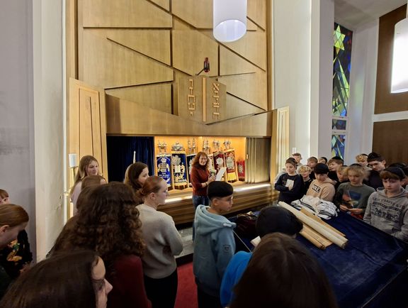 Ausflug der Religionskurse zur Synagoge Münster
