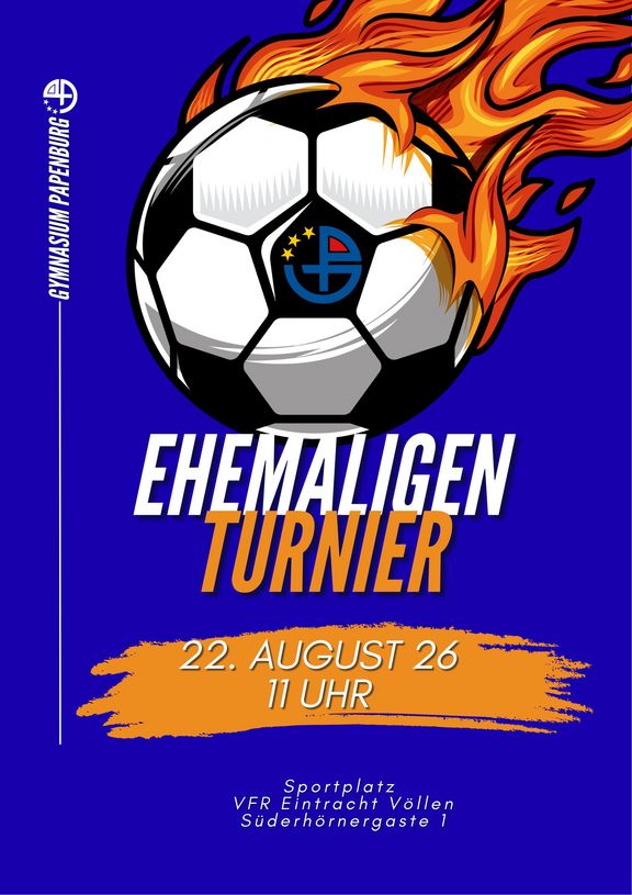 Einladung zum Ehemaligenturnier am Samstag, den 22. August 2026 Einladung zum Ehemaligenturnier am Samstag, den 22. August 2026
