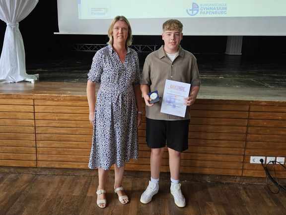 Schülerehrungen 2025 am Gymnasium Papenburg in den Jahrgängen 5 bis 10