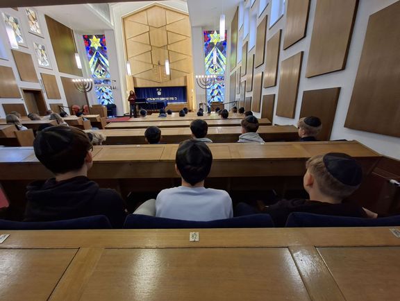 Ausflug der Religionskurse zur Synagoge Münster