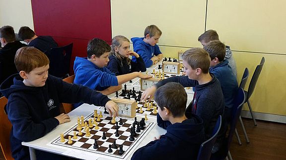Die 1. Mannschaft des Gymnasiums Papenburg 