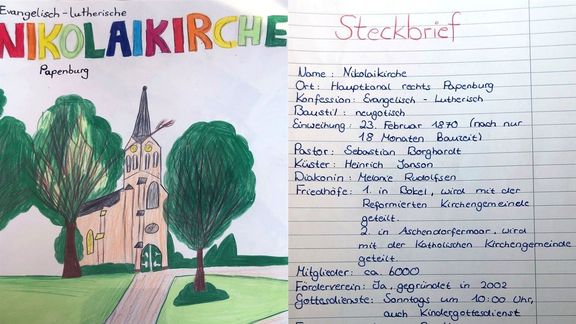 Ausschnitte aus den Kirchenbüchern