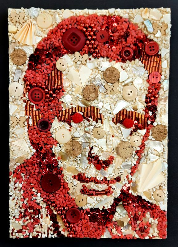 Humphrey Bogart als Relief