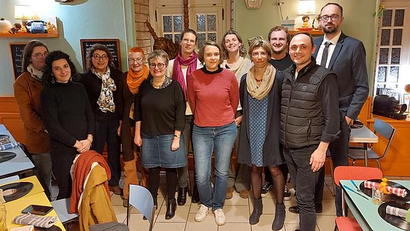 Intensiver Kontakt mit dem Lycée du Parc des Chaumes vor Ort in Avallon 