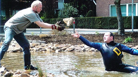 Teichbau 2004