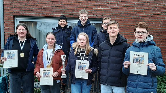 Schulschach 2023: „Wir sind Unterbezirksmeister!“