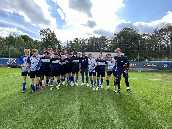 Platz 10 im Fußball beim Bundesfinale 2023 in Berlin