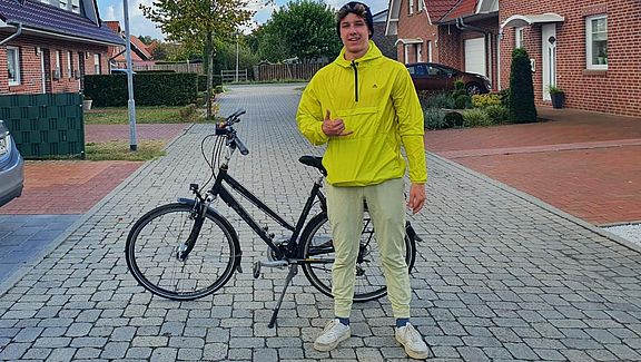 Felix Haake ist bester Stadtradler des Gymnasiums Papenburg 
