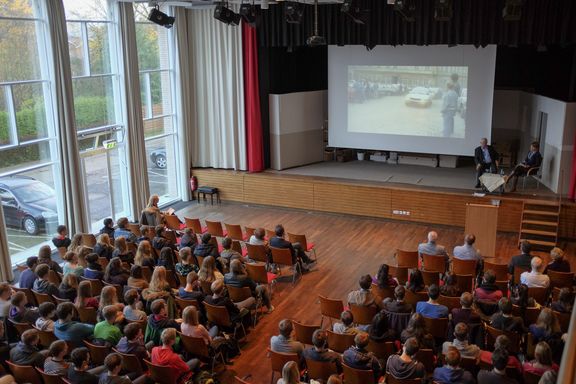 Blick in die Aula