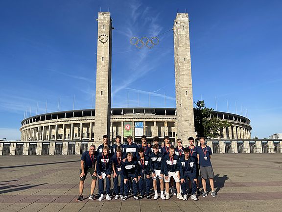 Platz 10 im Fußball beim Bundesfinale 2023 in Berlin