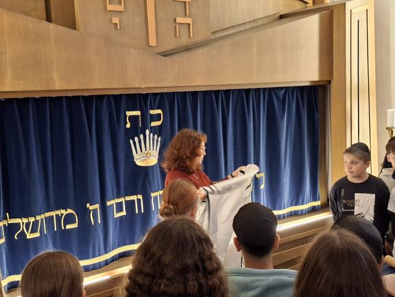 Ausflug der Religionskurse zur Synagoge Münster