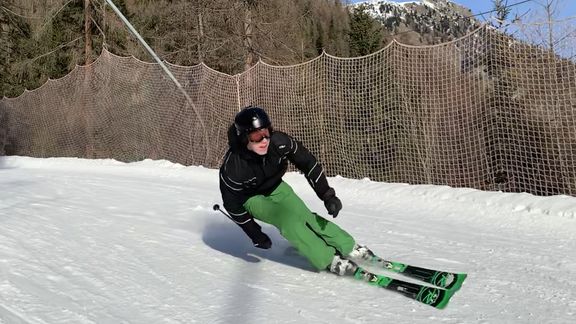 Schüler in der Kurve