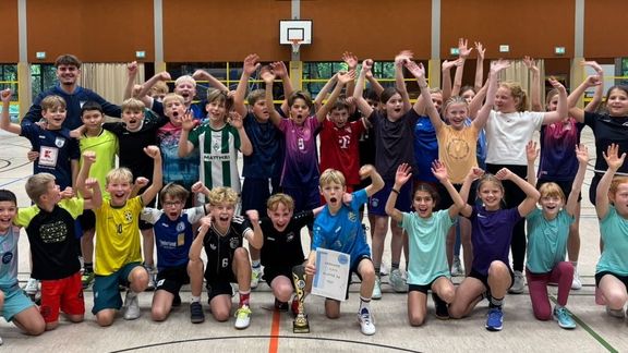 Klasse 5a gewinnt Jahrgangsturnier 2026 im Völkerball