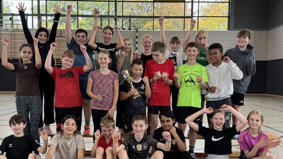 Klasse 5c gewinnt Jahrgangsturnier 2025 im Völkerball