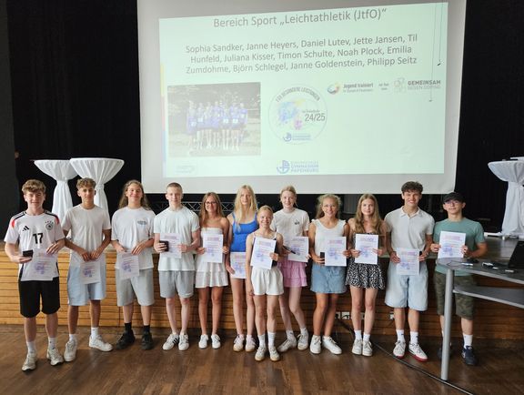 Schülerehrungen 2025 am Gymnasium Papenburg in den Jahrgängen 5 bis 10