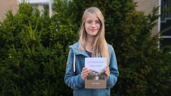 Talente der Schule: Lynn Groen schreibt eigenes Buch