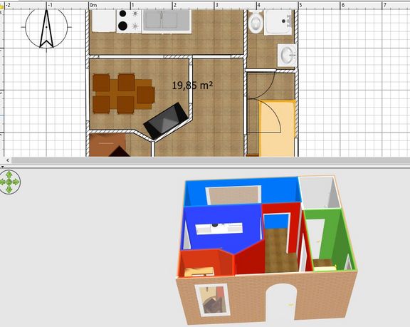 20: Meine Wohnung (Architektonischer Entwurf), Jg. 10