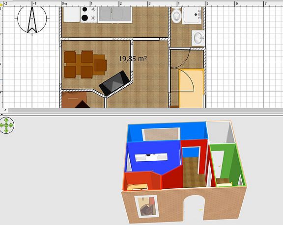20: Meine Wohnung (Architektonischer Entwurf), Jg. 10