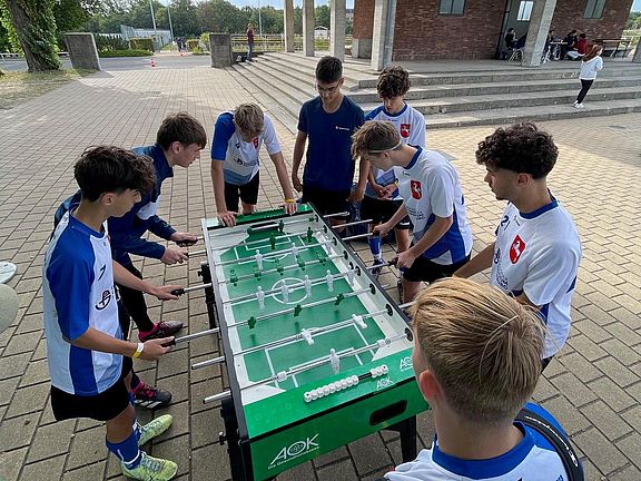 Platz 10 im Fußball beim Bundesfinale 2023 in Berlin