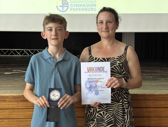 Schülerehrungen 2025 am Gymnasium Papenburg in den Jahrgängen 5 bis 10
