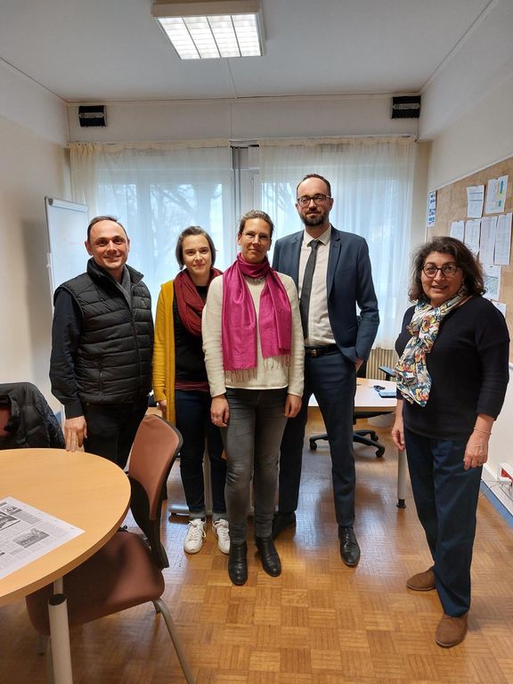 Intensiver Kontakt mit dem Lycée du Parc des Chaumes vor Ort in Avallon